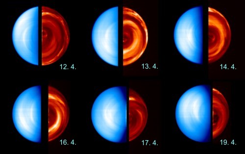 Venus Express: UV a IR