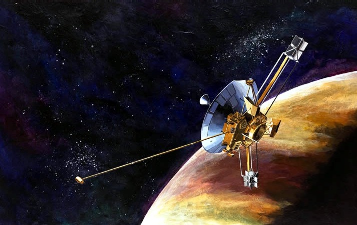 Maqueta 3D de la Sonda Pioneer 10. Manualidades a Raudales.