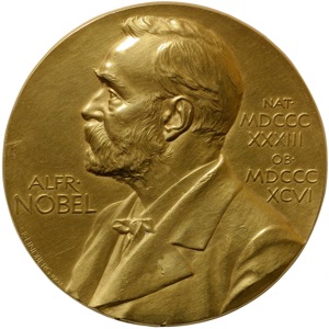 Medaile udělovaná při převzetí Nobelovy ceny