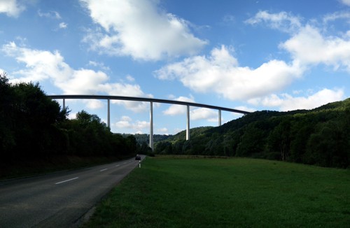 Most přes údolí Kocher