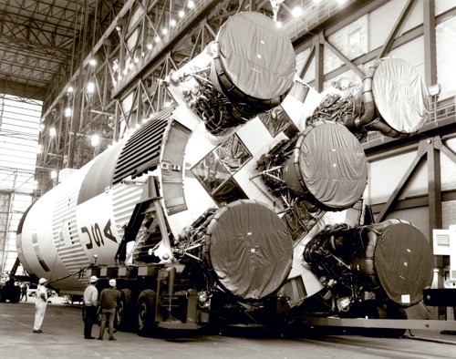 První stupeň rakety Saturn V