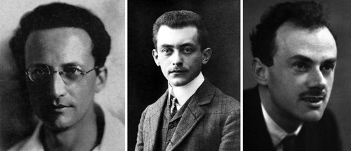 Erwin Rudolf Josef Alexander Schrödinger, Max Born, Paul Adrien Maurice Dirac