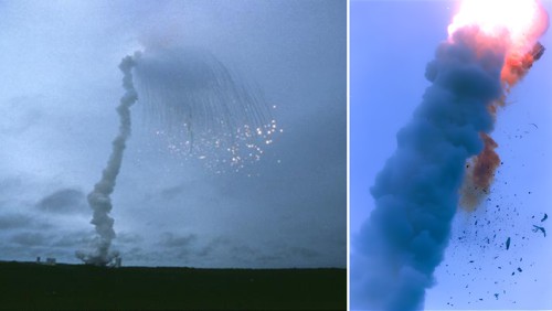 Exploze rakety Ariane 5 nedlouho po startu v roce 1996