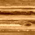 Jupiter - červená skvrna (gif, 428 kB)