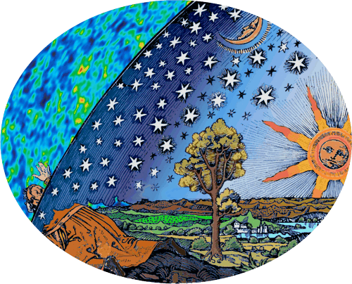 Kosmologie – Flammarianova rytina Kosmologie – Flammarianova rytina