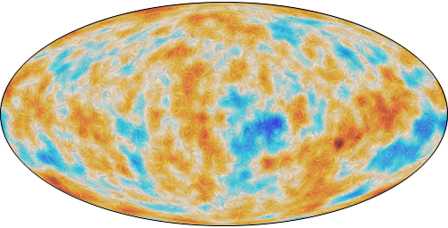 Planck – mapa polarizace reliktního záření Planck – mapa polarizace reliktního záření