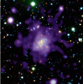 Velmi vzdálená kupa galaxií RDCS 1252.9-2927 (RTG)