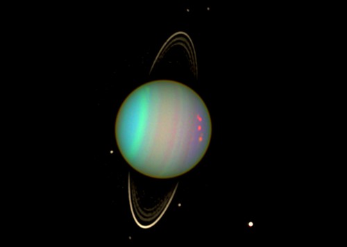 Uran se svými prstenci