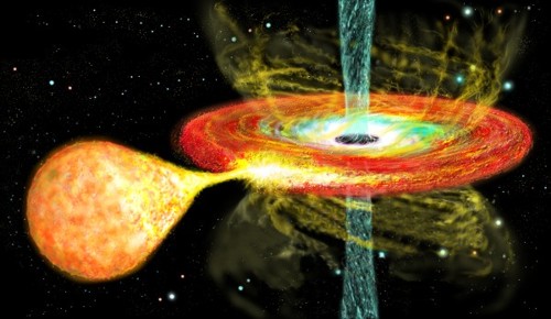 Typická hvězdná černá díra