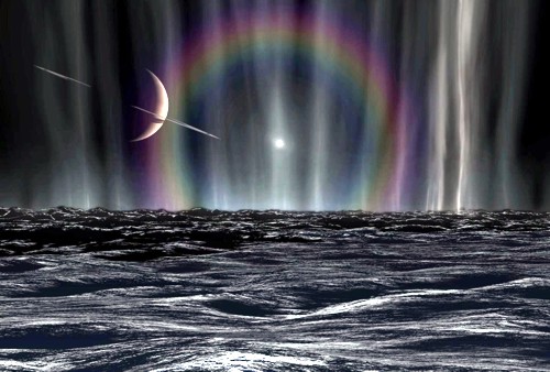 duha na Enceladu