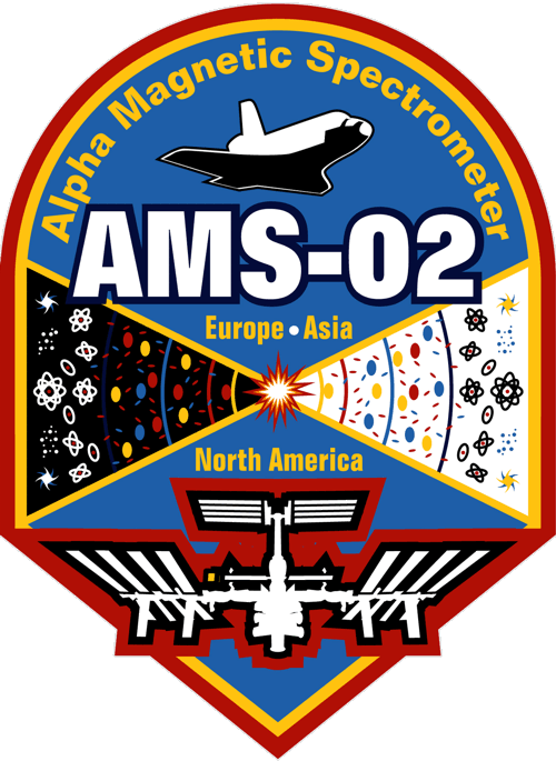 AMS logo. Zdroj: CERN.