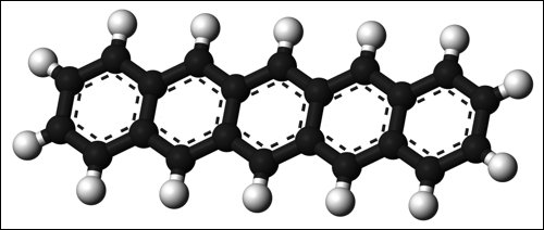 Molekula pentacénu