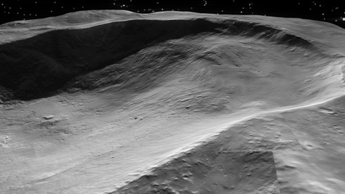 Krajina na povrchu Vesty ze sondy Down