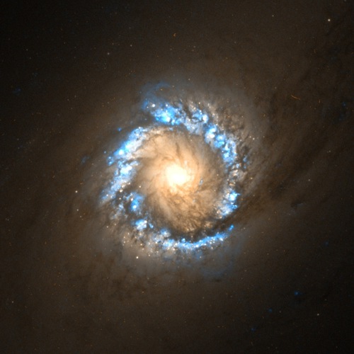 Centrální oblast galaxie NGC 1097