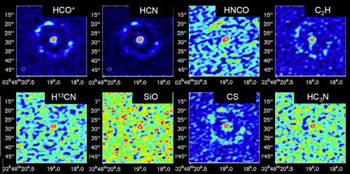 Multimolekulární pohled na jádro NGC 1097