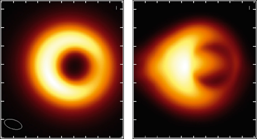 Simulace zobrazení černé díry