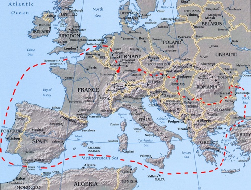 Mapa transportu