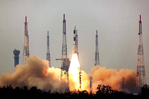 Start mise Astrosat z indického kosmodromu Sriharikota