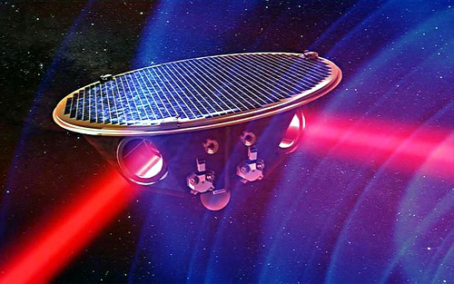 Jedna ze sond observatoře eLISA