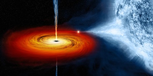Hvězdná černá díra v binárním systému