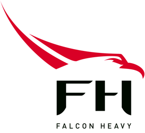 Logo nosné rakety Falcon Heavy