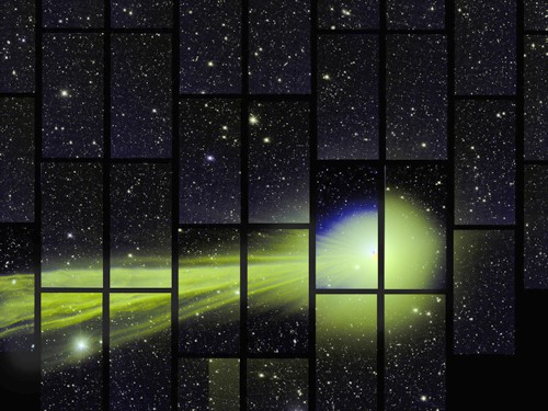 Kometa Loveljoy zachycená v prosinci 2014