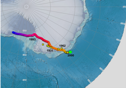 Pohyb južného magnetického pólu