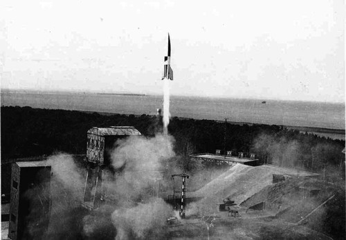 Start rakety V2 z Peenemünde