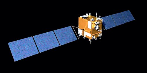 Vizualizace lunární sondy Čchang-e 1