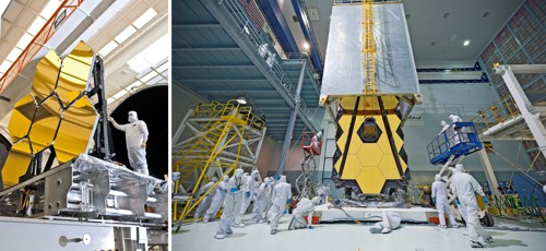 Příprava dalekohledu JWST – vibrační test