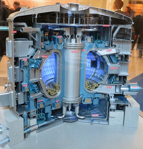 Model fúzního reaktoru ITER