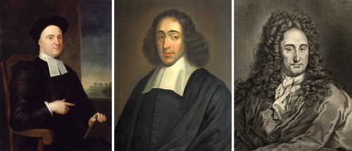 George Berkeley, Baruch (Benedikt) Spinoza, Gottfried Wilhelm von Leibniz