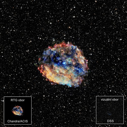 Mlhovina RCW 103 ve vzdálenosti 10,7 milionů světelných roků má pravděpodobně ve svém nitru atypický magnetar