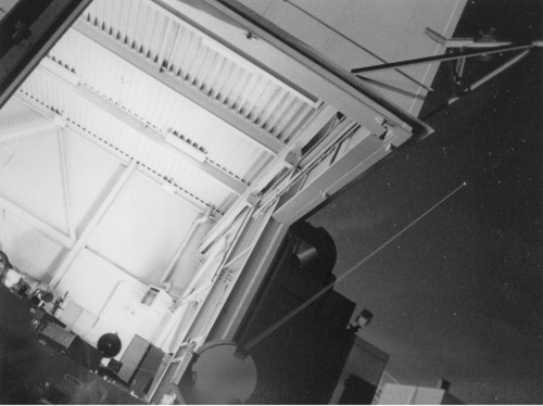 Snímek z prvního pozorování v Starfire Optical Range v 1983