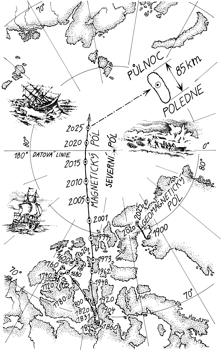 Magnetosféra Země – cesta pólů