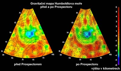 Gravitan mapa