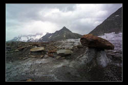 Ledovcov stl na Aletschi